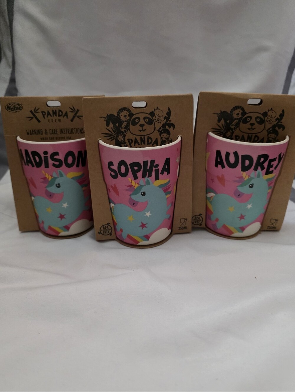 Panda Crew Unicorn Kids Cup - ersonalized Name Options